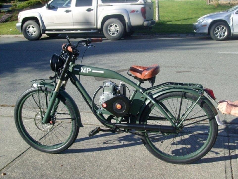 Motorized Army Style Bike